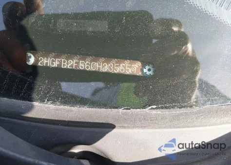 2012 Honda Civic Lx z USA, uszkodzony, nr VIN 2HGFB2F56CH335557